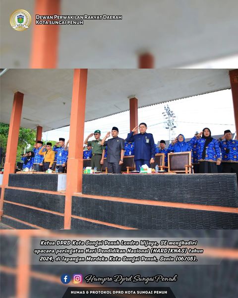 Ketua DPRD Kota Sungai Penuh Hadiri Peringatan Hardiknas 2024