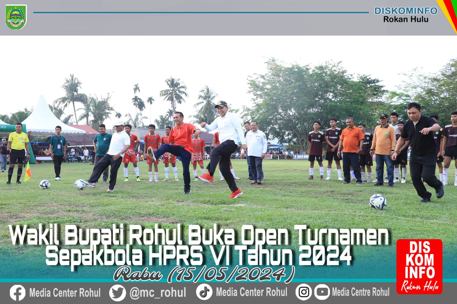 Wabup Rokan Hulu Buka Open Turnamen HPRS CUP VI