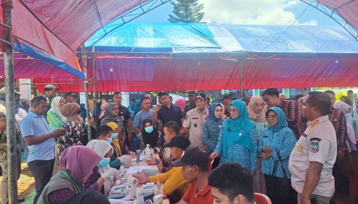 HUT TNI ke-80 Kodim 1430/Konut Gelar Baksos Kesehatan Rakyat
