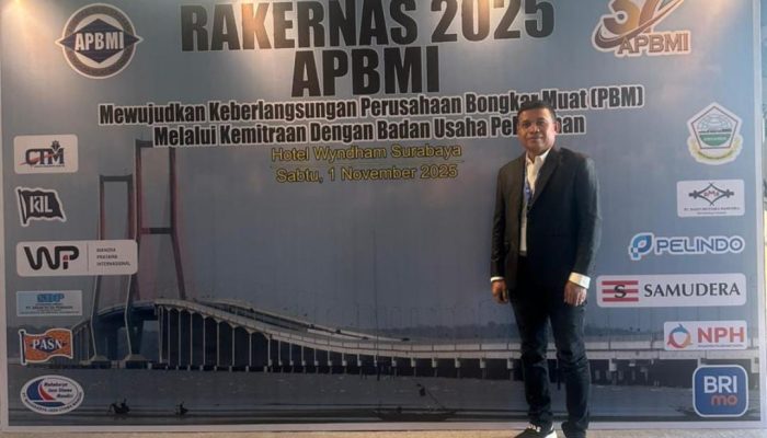 Sekretaris DPW APBMI Sultra, Karmin S.H., Hadiri Rakernas APBMI di Surabaya